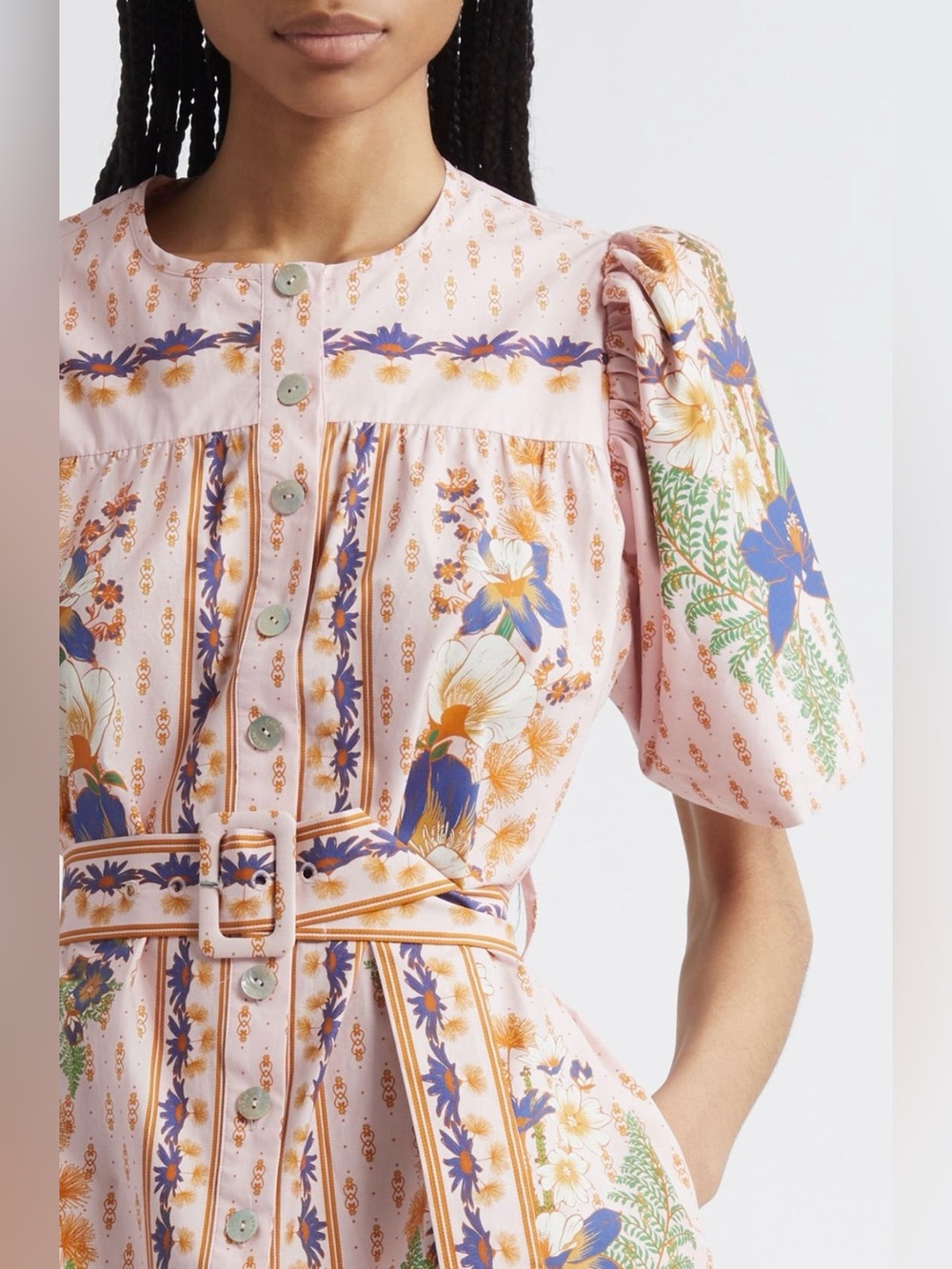 FARM Rio Dream Garden Cotton Mini Dress, Size M, NWT 🇧🇷 - Picture 4 of 16